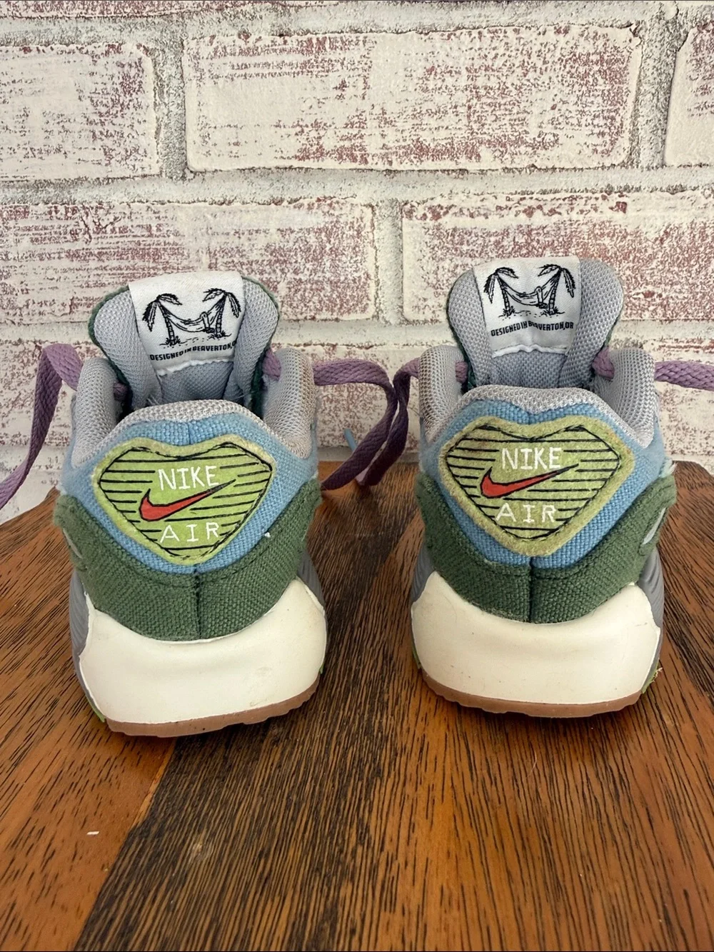 Nike Kids Sun Club Lavender, Green & Blue Casual Sneakers